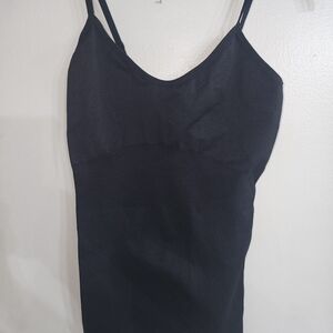 Superform Black Strappy Cami With Tummy Control